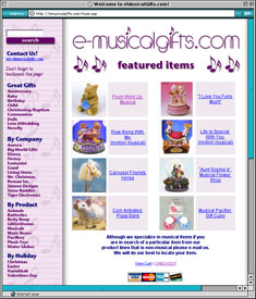 emusicalgifts.com Home Page